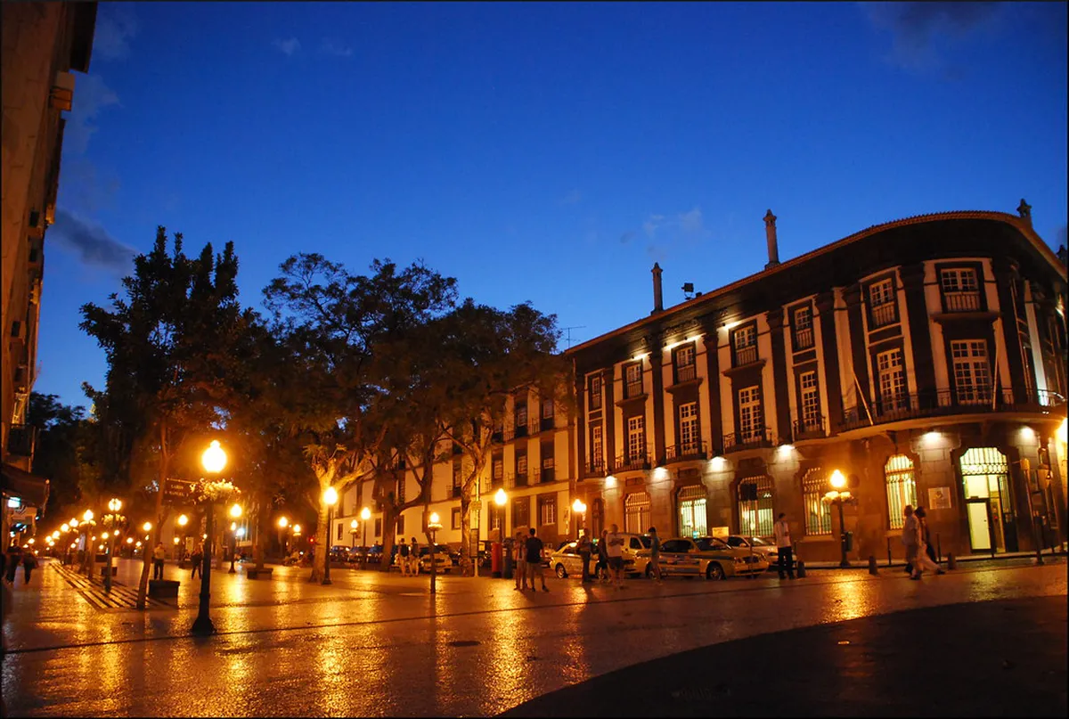 Experience Funchal Streets at Night in 2025