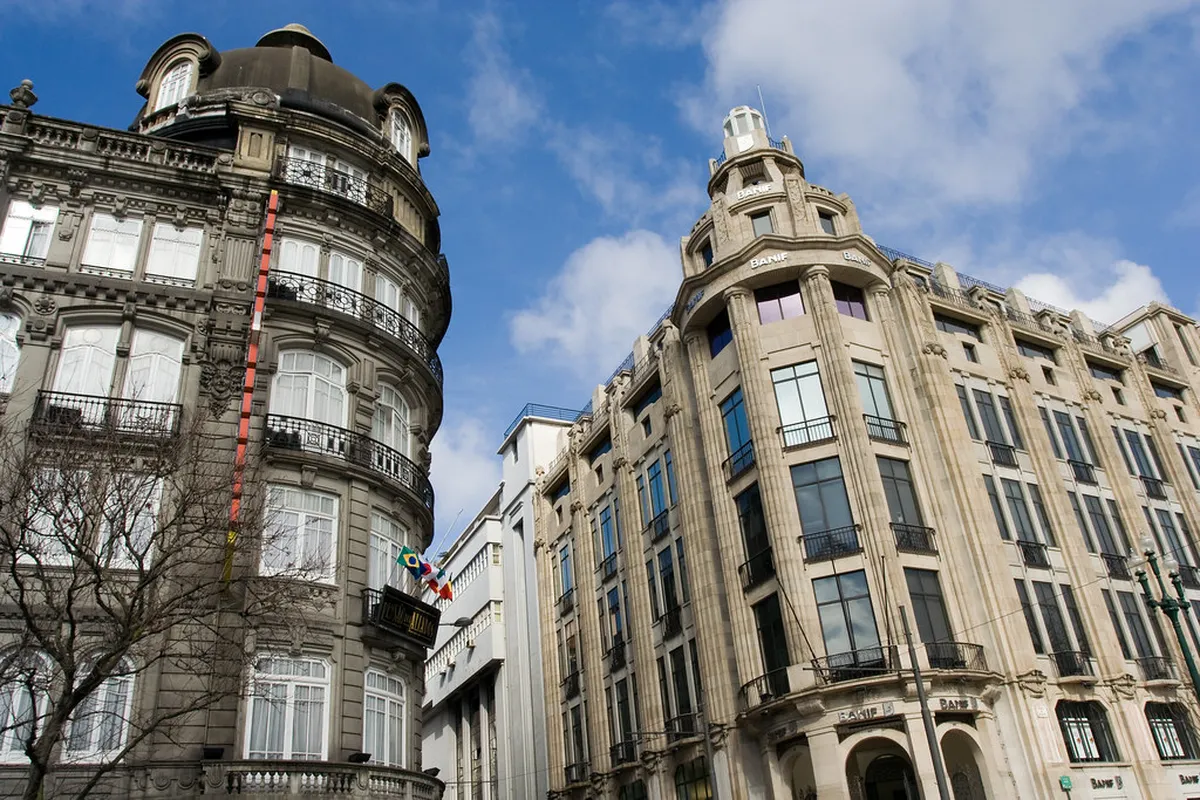 Grand Architecture on Avenida dos Aliados Porto